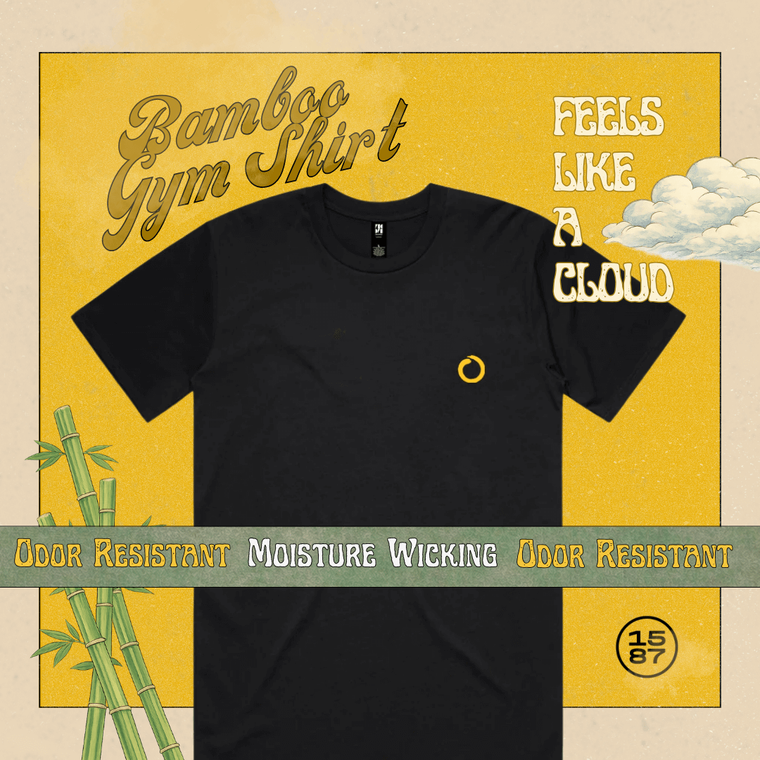 Bamboo Gym Shirt Wht presale