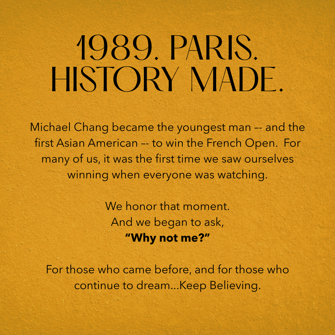 Michael Chang Believe