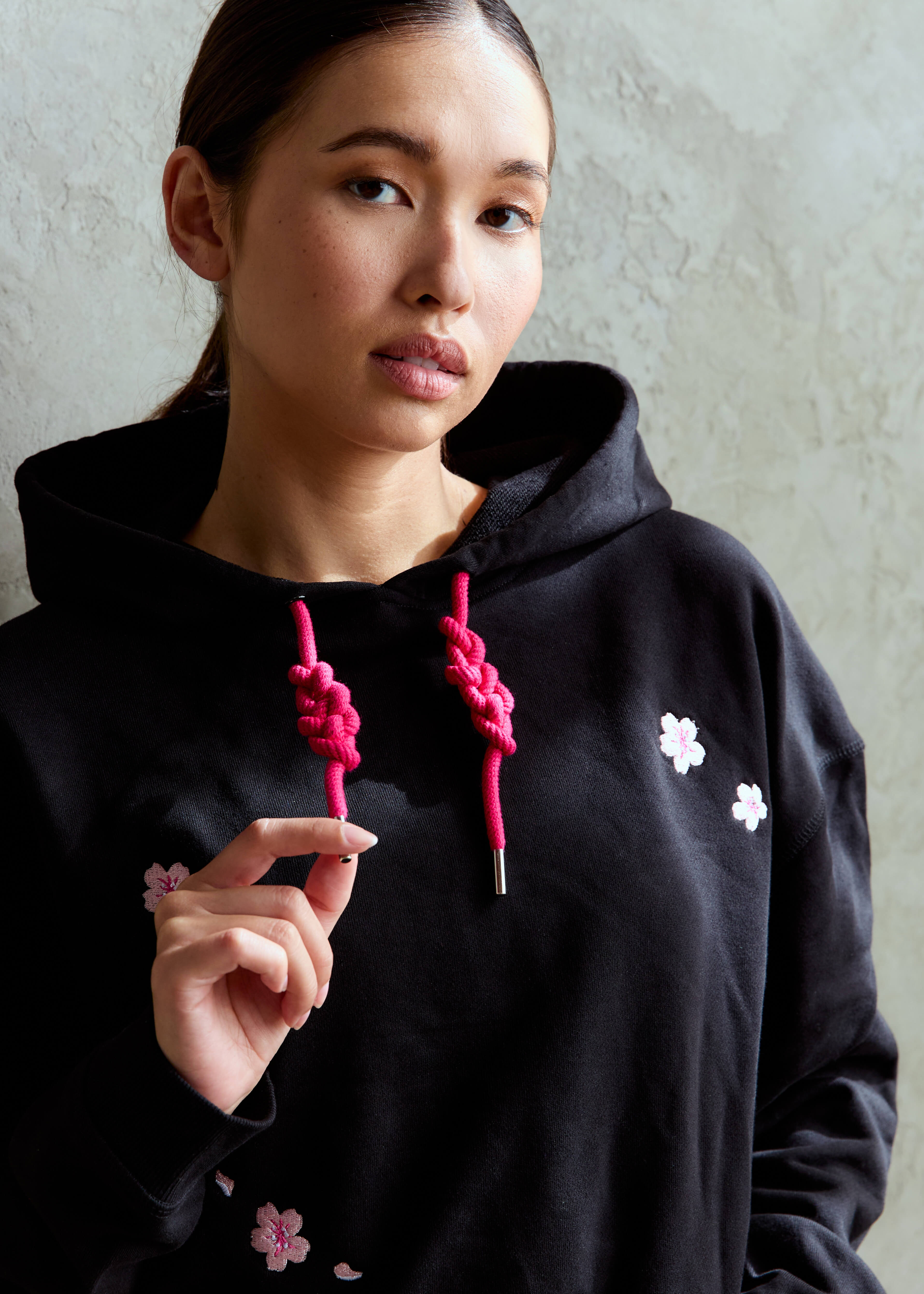 LNY Blossom Crop Hoodie