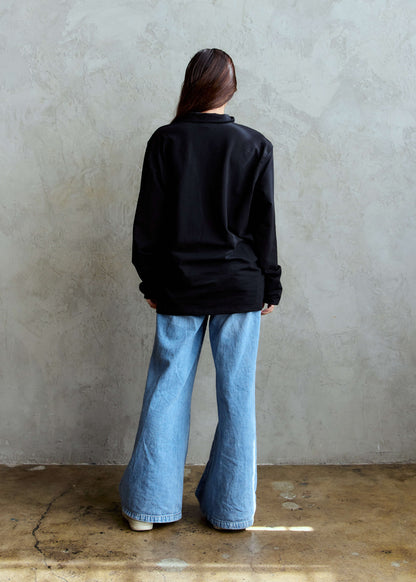 Zen Quarter Zip Black