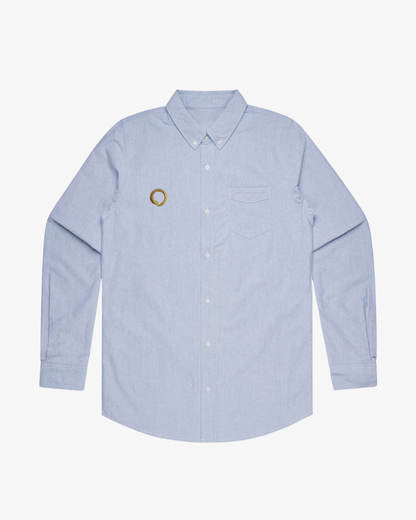 Woven Oxford Blue