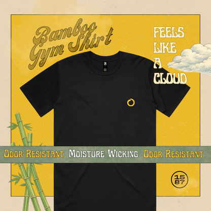 Bamboo Gym Shirt Wht