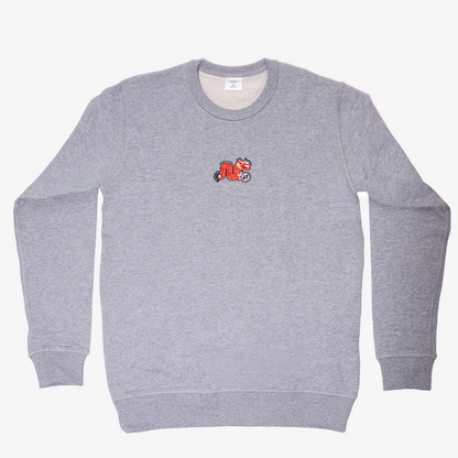 Dragon Patch Crew Gray